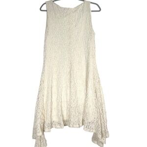 Abercrombie Cream Lace Dress Medium Wedding Guest Flowy Coquette Balletcore NWT
